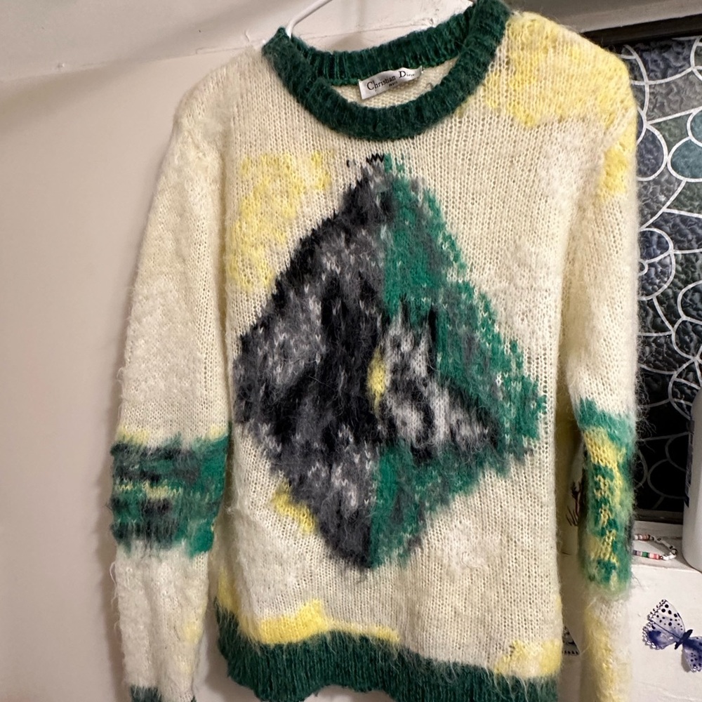 DIOR x PETER DOIG  Sweater - Brushed Mohair/Wool Jacquard